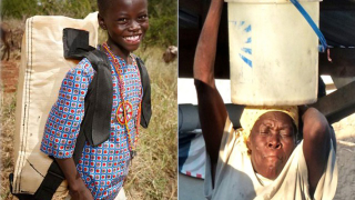Illustration for article titled This Smart Water-Hauling Backpack Is Sterilized By Sunlight